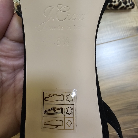 🎉HOST PICK🎉J.Crew Calf Hair Colette Asymmetrical Slingback Pumps In Leopard - Picture 11 of 16